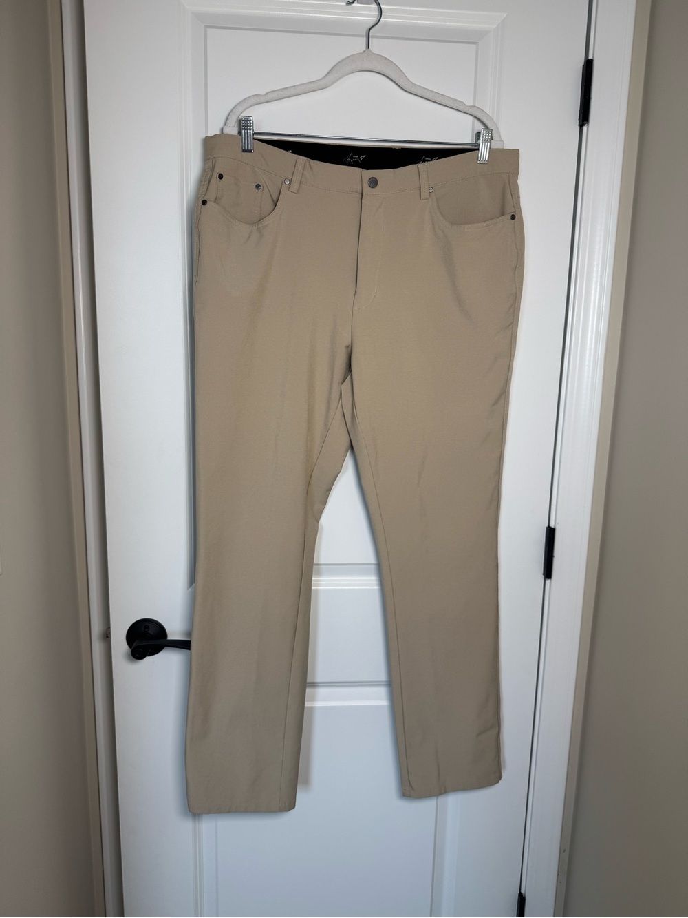 Greg Norman Collection Tan Chino Pants - Classic Fit